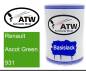 Preview: Renault, Ascot Green, 931: 500ml Lackdose, von ATW Autoteile West.